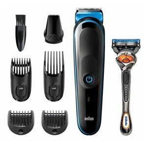 Машинка для стрижки Braun MGK3245, black/blue