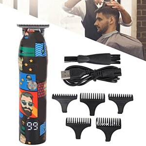 Машинка для стрижки волос HQ368, Профессиональный триммер для стрижки волос, для бороды, усов, Разноцветный Graffiti