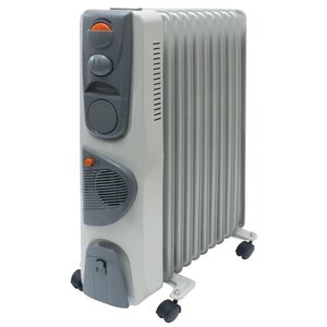 Масляный радиатор TDM ELECTRIC МО-11ТВ, 2.5 кВт, 25 м²светло-серый