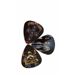 Медиаторы Guns N Roses, толщина 0.71 мм, комплект - 3 штуки