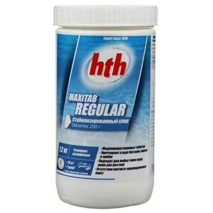 Медленный стабилизированный хлор HTH в таблетках (200 гр), 1,2 кг