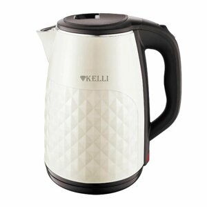 Металлический чайник Kelli KL-1803 2,5 л 2400Вт Белый
