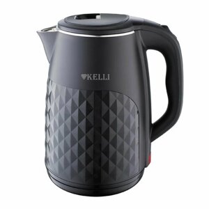 Металлический чайник Kelli KL-1803 2,5 л 2400Вт Черный