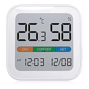 Метеостанция с часами и датой MIIIW Comfort Temperature And Humidity Clock S210 (MW22S06)