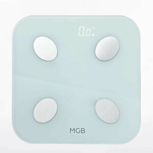 MGB. Умные весы Body fat scale Glass Edition, цвет белый