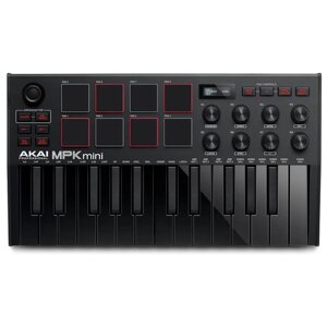 MIDI-клавиатура Akai MPK Mini 3 черная
