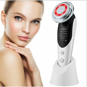 Микротоковый аппарат для ухода за лицом с функцией RF лифтинга 7в1 Anti-Aging&Rejuvenation Device M8807 (чистка, стимуляция, подтяжка, массаж кожи лица и кожи вокруг глаз, RF лифтинг)