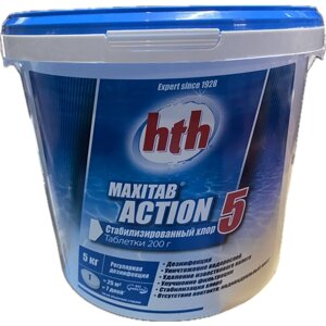 Многофункциональные таблетки HTH Maxitab Action 5 "5 в 1", 5 кг