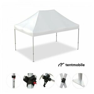 Мобильный шатер, 3 х 2 м (X, 40 мм, алюминий)
