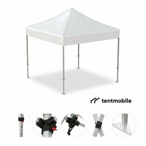 Мобильный шатер, 3 х 3 м (X, 40 мм, алюминий)