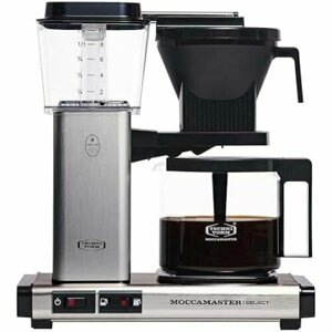 Moccamaster KBG Select, кофемашина с фильтром, кофейник стеклянный, матовый, 1,25 литра