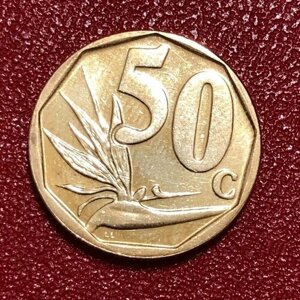 Монета Африка 50 центов 2010 год #2-9