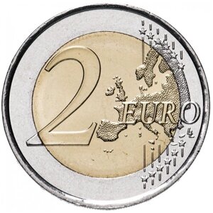 Монета Банк Испании "Архитектура мудехар в Арагоне" 2 евро 2020 года