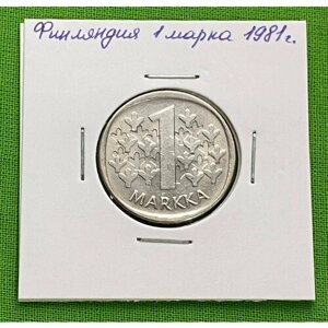 Монета Финляндии 1 марка 1981 года