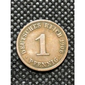 Монета Германия 1 пфенниг 1906 год №7