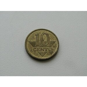 Монета. Литва. 10 центов 1997