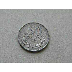 Монета. Польша. 50 грошей 1977