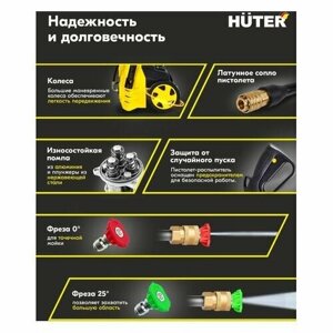 Мойка высокого давления Huter M1650-HP [900/70/8/51]