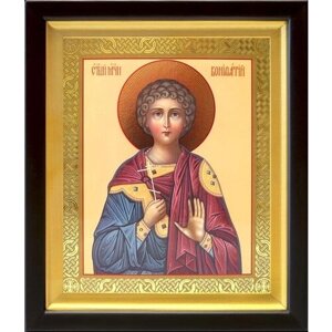 Мученик Вонифатий Тарсийский, икона в деревянном киоте 19*22,5 см