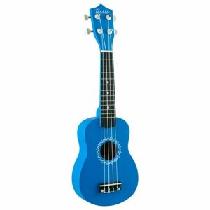 Музыкальный инструмент TERRIS Гитара гавайская Укулеле сопрано JUS-10 BL небесно-синий DNT-59369
