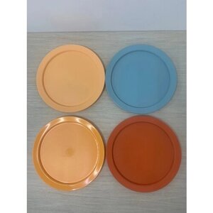 Набор Цветных Десертных Тарелок Для Пикника Tupperware