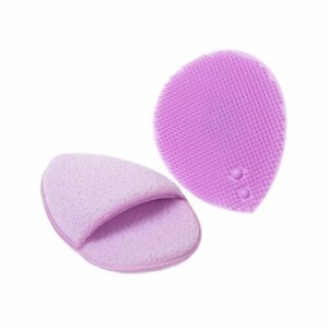 Набор для очищения лица фиолетовый