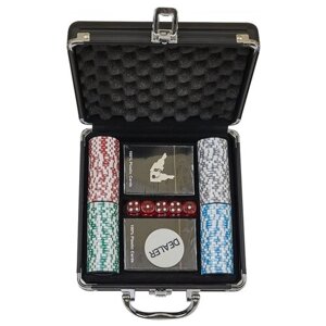 Набор для покера для покера Partida Crown, 100 фишек