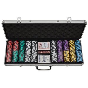 Набор для покера для покера Partida Stones, 500 фишек