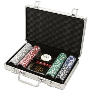 Набор для покера Фабрика покера в ал. кейсе Фабрика покера (200 фишек)