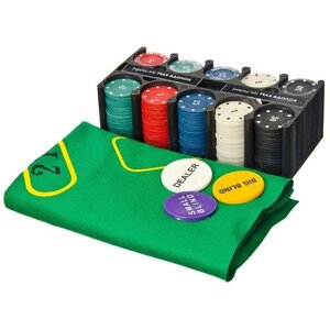 Набор для покера в жестяной коробке, 24Х11,5Х11,5см, металл, пластик