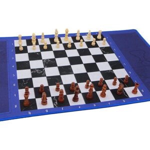 Набор Фабрика Игр Шахматные фигуры деревянные 5,1 см с неопреновым полем