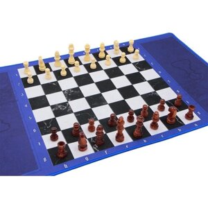 Набор Фабрика Игр Шахматные фигуры деревянные 5,6 см с неопреновым полем