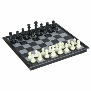 Набор игр 3 в 1 (магнитные шашки, шахматы и нарды) 32х32см, пластик, металл