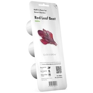 Набор картриджей для умного сада Click and Grow Refill 3-Pack Красный Мангольд (Red Leaf Beet)