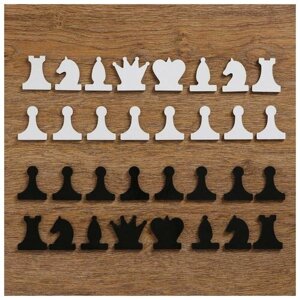 Набор магнитных фигур для демонстрационных шахмат, 5х4 см
