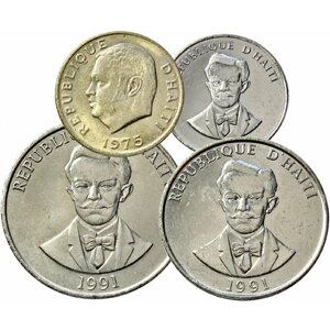 Набор монет 1975-1997 Гаити UNC