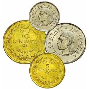 Набор монет 2012-2016 Гондурас, UNC