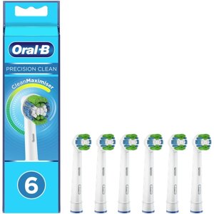 Набор насадок Oral-B Precision Clean CleanMaximiser для электрической щетки, белый, 6 шт.