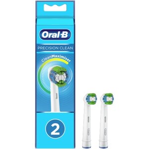 Набор насадок Oral-B Precision Clean CleanMaximiser для ирригатора и электрической щетки, белый, 2 шт.