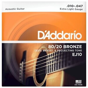 Набор струн D'Addario EJ10, 1 уп.