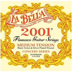 Набор струн La Bella 2001FLA-MED, 1 уп.
