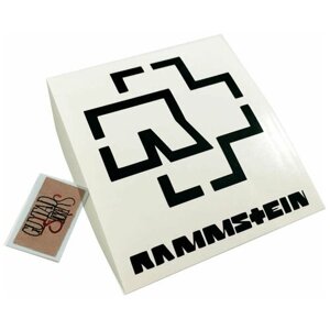 Наклейка виниловая на гитару "Rammstein", черная