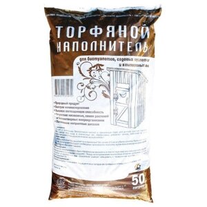 Наполнитель торфяной для биотуалетов 50 Л (1/48) VELTORF"
