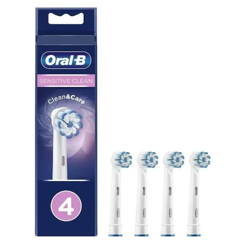 Насадка для зубных щеток Oral-B EB60 Sensitive Clean, 4шт
