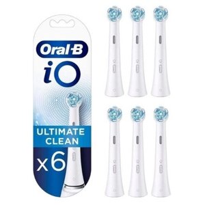 Насадки для зубных щеток Oral-B iO Ultimate Clean White 6 шт