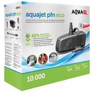 Насос фонтанный aquael aquajet PFN ECO 10000 (9000 л/ч, 69 вт, h = 5.5 м)