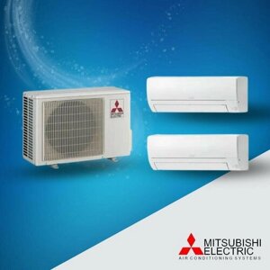 Настенный кондиционер мультисплитсистема Mitsubishi Electric MXZ-2HA40VF / MSZ-HR25VF / MSZ-HR25VF , 25 кв. м + 25 кв. м