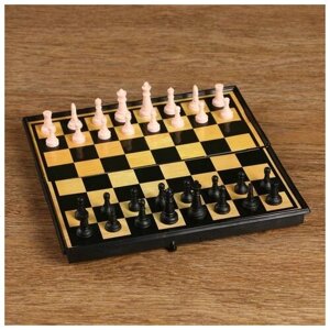 Настольная игра 3 в 1 "Атели"шашки, шахматы, нарды, 19 х 19 см