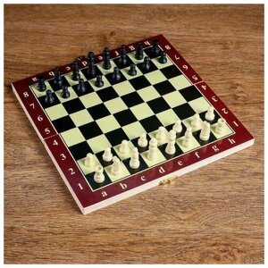 Настольная игра 3 в 1 "Карнал"нарды, шахматы, шашки, 20.5 х 20.5 см,1 шт.)