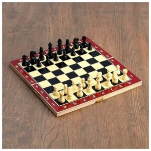 Настольная игра 3 в 1 'Карнал'нарды, шахматы, шашки, фишки - дерево, фигуры - пластик